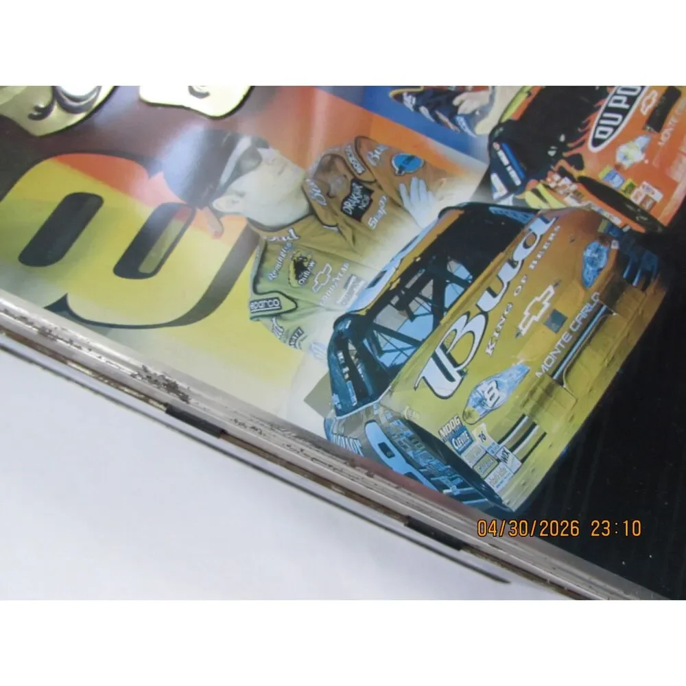 Large lot of Nascar hot wheels Jeff Gordon Dale Earnhart tin box 2002 racing car
